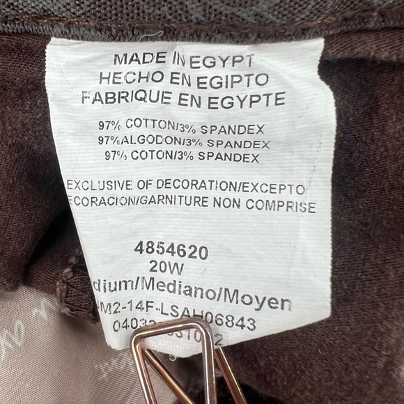 Lee Brown Comfort Stretch Waistband Straight Leg Jeans Size 20 Wide Women’s - Picture 4 of 5